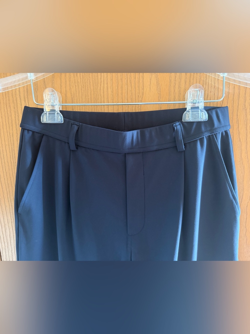 NWT Halara Navy Blue Flex DayStretch High Waisted Work Flare Pant Women’s Size M - Picture 3 of 10